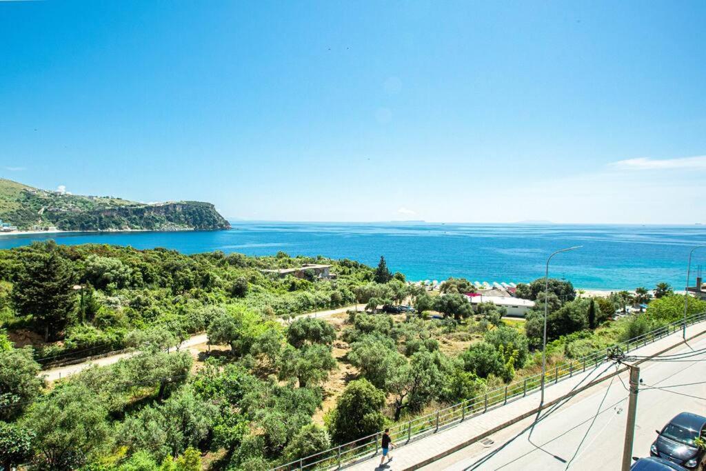 Ferienwohnung Blue Maraci 2 - Sea View, Kitchen, Beach Access Himarë Exterior foto